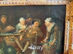 Flemish School - 18th Century - Golden Wood Frame - Oil On The Web - Ref J