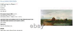 Fleury Chenu. 1833-1875. Snowy Village & Summer Landscape. Hsb Frame 50 X 89 CM