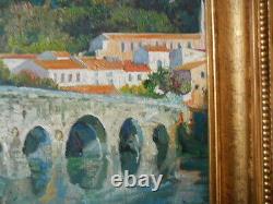 Forestry Very Beautiful Oil The Old Bezier Pont