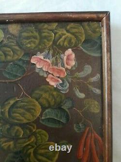 Former Painting Birds And Flowers Animal Jungle Botanical Art Naif Rousseau
