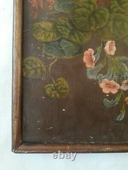 Former Painting Birds And Flowers Animal Jungle Botanical Art Naif Rousseau