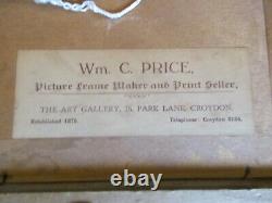 Former Painting Signed Richards Battle Scene Of The 17th Cannon Cannon Soldiers