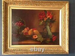 Former Signboard P. Nuyten School Dutch Still Life With Oil