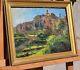 Former Table Signed Gaston Prunier. Landscape Nature. Oil Painting On Panel