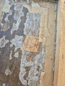 Fragment of a triptych panel Oil on wood Old school