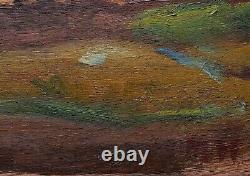 Framed painting of animal art by Spanish painter Mateo HERNANDEZ, deer in the forest