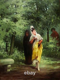 Francisco Javier Ortego Y Vereda Spanish Painter Galante Stage Painting Spain