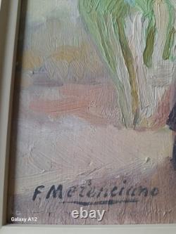 Francisco MERENCIANO Oil painting on wood