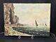 French Neo-impressionist School Pierre Arnaud Oil On Panel Seascape