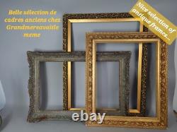French School 19th Century Village Scene Oil on Wood Gilded Frame SB637