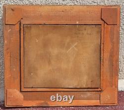 French School. Rural Life Scene. 1923. Oil painting on wood panel.