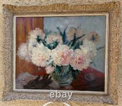 G. Guido Filiberti 1881-1970. Grand & Luminous Impressionist Au Bouquet Flowers