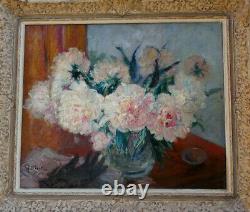 G. Guido Filiberti 1881-1970. Grand & Luminous Impressionist Au Bouquet Flowers