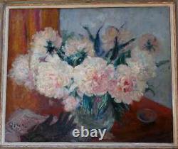 G. Guido Filiberti 1881-1970. Grand & Luminous Impressionist Au Bouquet Flowers