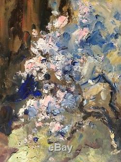Gabriel Breuil Avignon Oil On Panel Old Provencal Impressionism