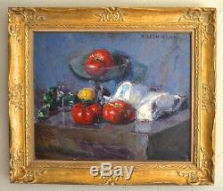 Gard Leon (1901-1979) Still Life With Tomatoes Toulon Paris Marseille Provence