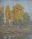 Gaston Prost (1881-1967) (04) Oil On Wood Landscape