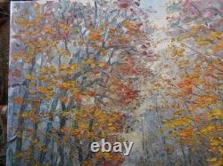 Georges Guérin large oil painting on canvas, Autumn, Bois de Boulogne