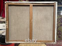 Gérard Economos (1935-2016) Oil on canvas Underbrush Signed XX