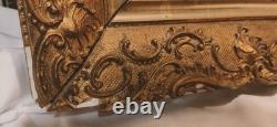 Germany Large Oil Painting on Wood, Framed, Signed and Dated 1913