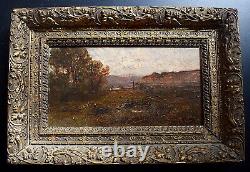 Giacinto Corsi DI Bosnasco Italian Italy Landscape Impressionist XIX