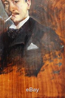 Giovanni Boldini, Portrait, Man, Painting, Portrait, Cigarette, Impressionism
