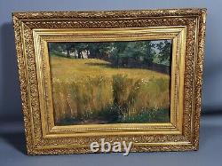 Golden Box Gold Leaf 19th Century. Stunning Condition 47x37 CM Oil On Canvas Offered