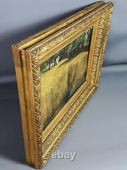 Golden Box Gold Leaf 19th Century. Stunning Condition 47x37 CM Oil On Canvas Offered