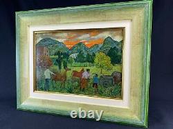 Gregoire Michonze (1902-1982) Rare Painting Landscape Anime Origin. Frame 2/2