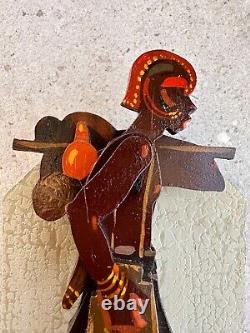 Guilherme d'Oliveira MARQUES (1887-1960) - PAINTED WOOD SCULPTURE - AFRICANISM TBON