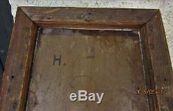 Gustave Bienvêtu (1850-1916) Oil On Woodvase Of Rosesframe / Original Plate