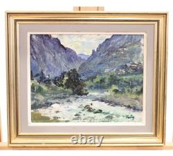 HENRI PONTOY 1888/1968. Oil on Strong Cardboard Signed Lower Right and Titled