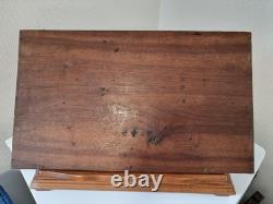 H. Blanchard, painting on wood with relief decoration in a Japanese style featuring birds, 19th century