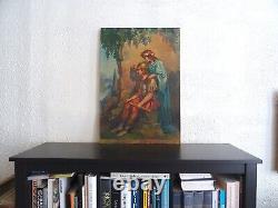 Henri Wirth (1869-1947) - Charming Painting: The Artist & The Young Roman Soldier