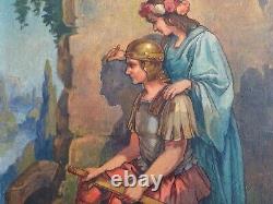 Henri Wirth (1869-1947) - Charming Painting: The Artist & The Young Roman Soldier