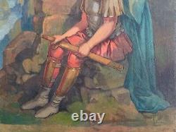 Henri Wirth (1869-1947) - Charming Painting: The Artist & The Young Roman Soldier