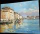 Henry Malfroy In Savigny Taste The Old Port Of Toulon Oil On Panel