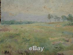 Henry Marie Charry Table Circa 1920 Lorrain Landscape Painter
