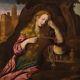 Holy Mary Magdalene Penitent. 17th Century Painting. Tuscany School. 120 Cm