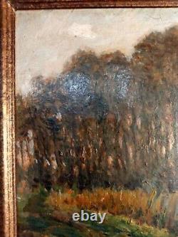 HsP Lakeside by G. Charpentier 19th Century Painting