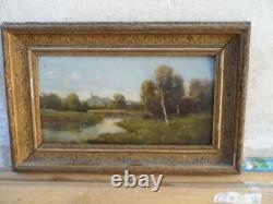 Hsp Ancienne 19th Framed Dlg Paysage Ecole Barbizon Dlg Galien Laloue Dupuy