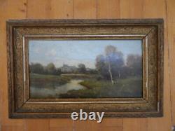 Hsp Ancienne 19th Framed Dlg Paysage Ecole Barbizon Dlg Galien Laloue Dupuy