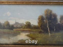 Hsp Ancienne 19th Framed Dlg Paysage Ecole Barbizon Dlg Galien Laloue Dupuy