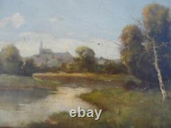 Hsp Ancienne 19th Framed Dlg Paysage Ecole Barbizon Dlg Galien Laloue Dupuy