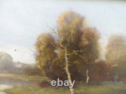 Hsp Ancienne 19th Framed Dlg Paysage Ecole Barbizon Dlg Galien Laloue Dupuy