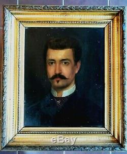 Hsp Portrait Painting Man Second Empire Nineteenth
