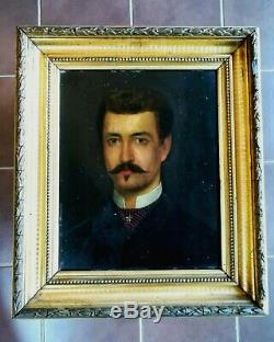 Hsp Portrait Painting Man Second Empire Nineteenth