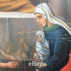 Icon Icon Russian Nativity Of Mary Birth Of The Virgin Orthodox Early 19thc