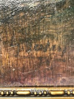 Impressionist Marine Style, Signed and Dated 26, Oil on Wood