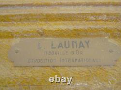 Impressionist Painting Normandy Landscape Seine HSP signed LAUNAY (1890 / 1956)